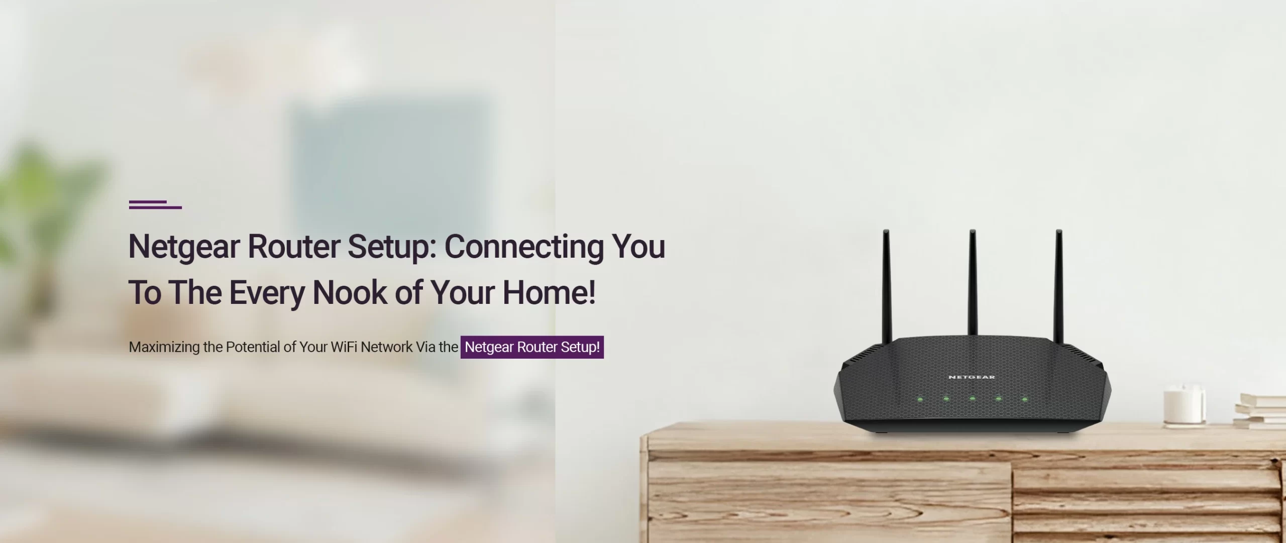 netgear router banner