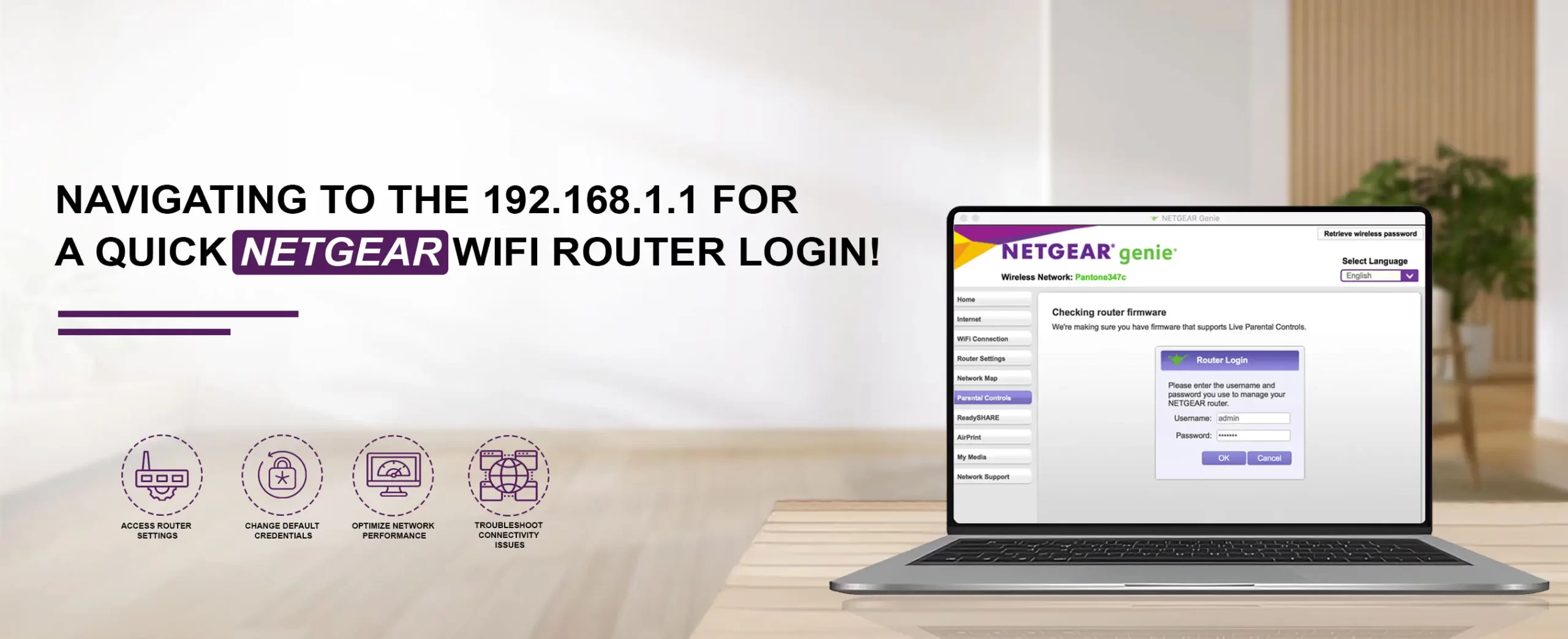 netgear router ip address